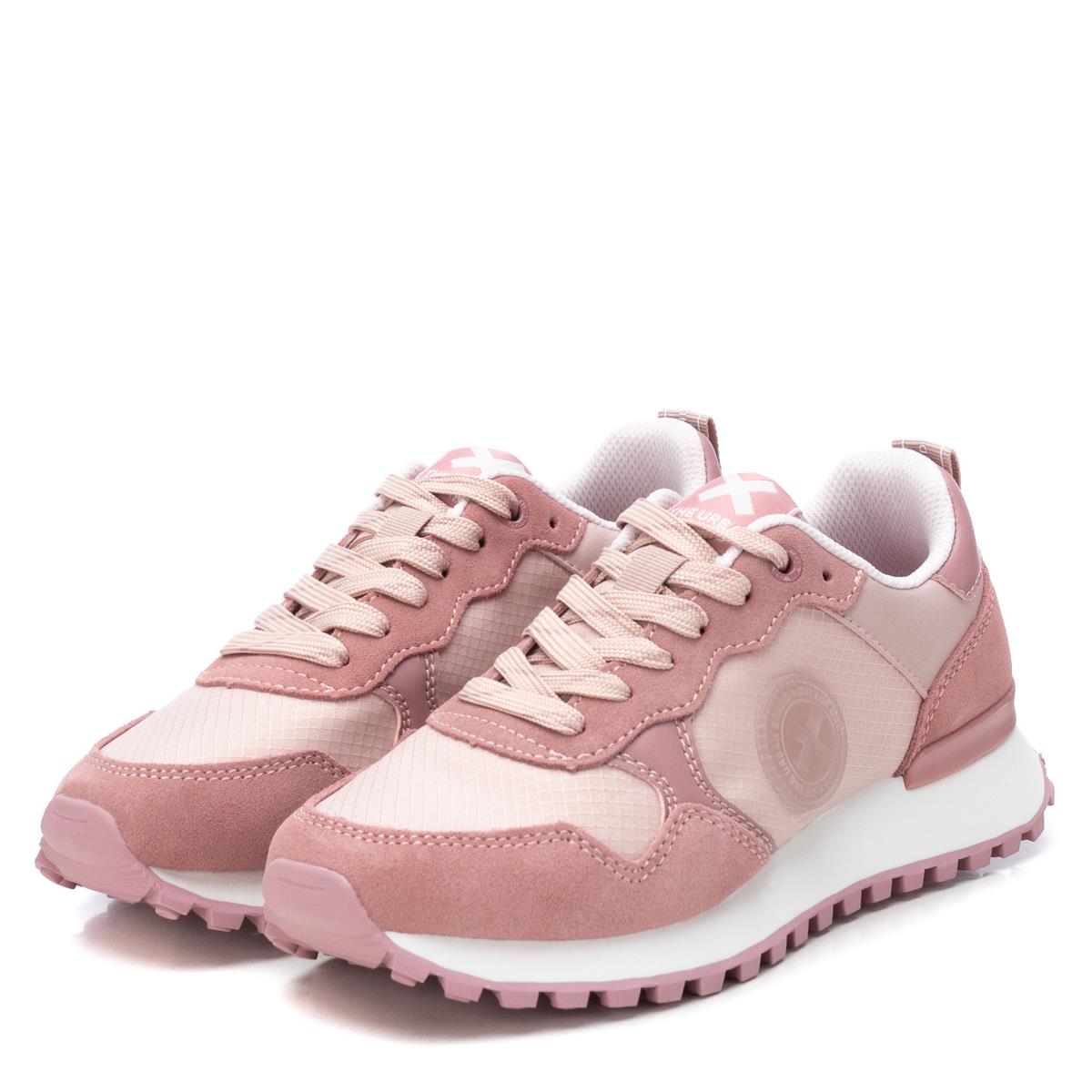 Baskets Plaine Lacets rose, XTI
