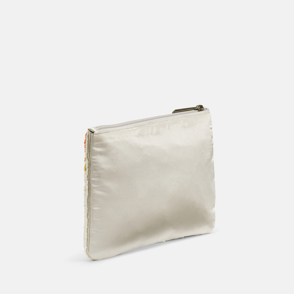 Guria Embroidered Beaded Pouch white/yellow, PIECES