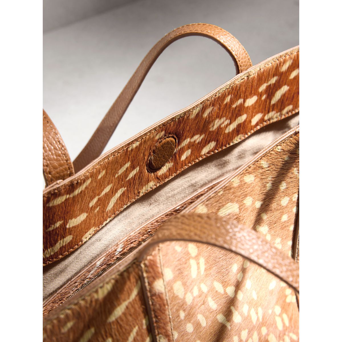 Sac bandoulière cerf en cuir n. premium animal, NEXT