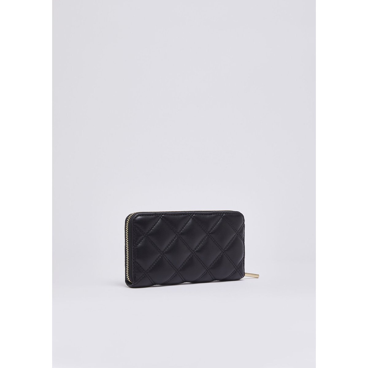 Portefeuille grand format matelassé noir, LIU JO