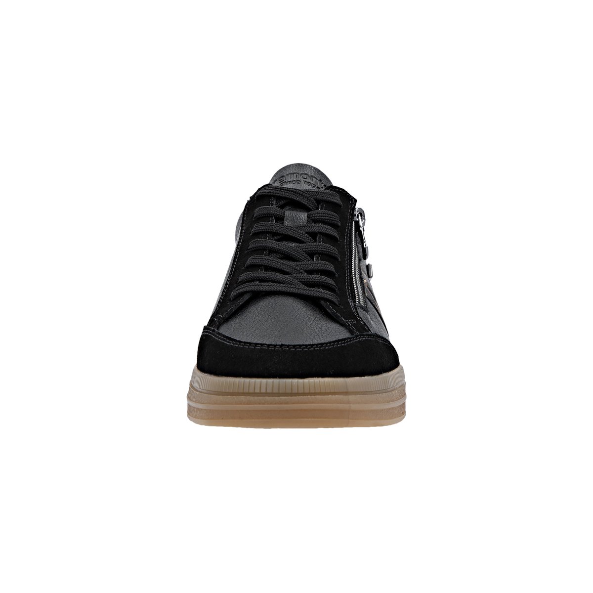 Basket Basse Cuir Rock noir comb, REMONTE