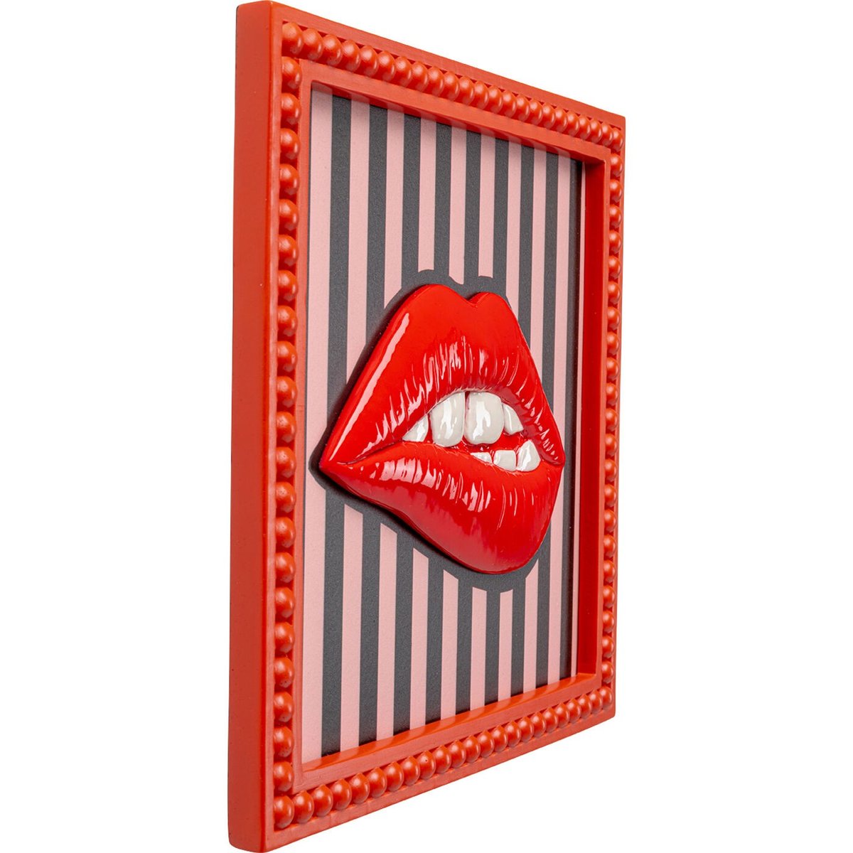 Tableau lèvres lignes rouge, KARE DESIGN