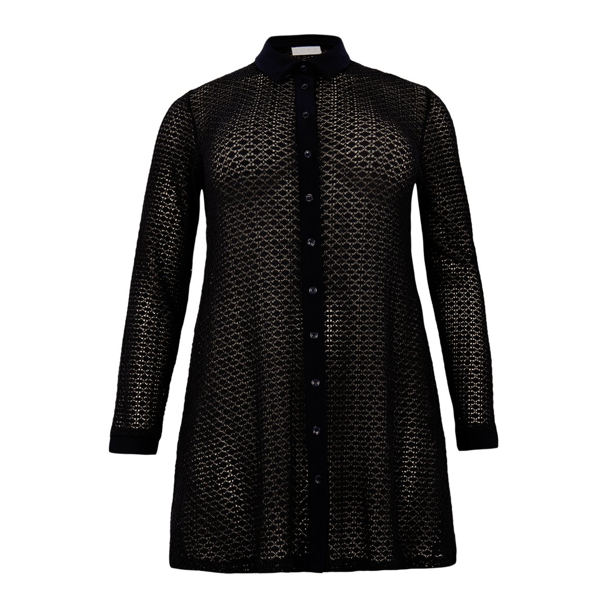 Chemise en dentelle bleu, YOEK