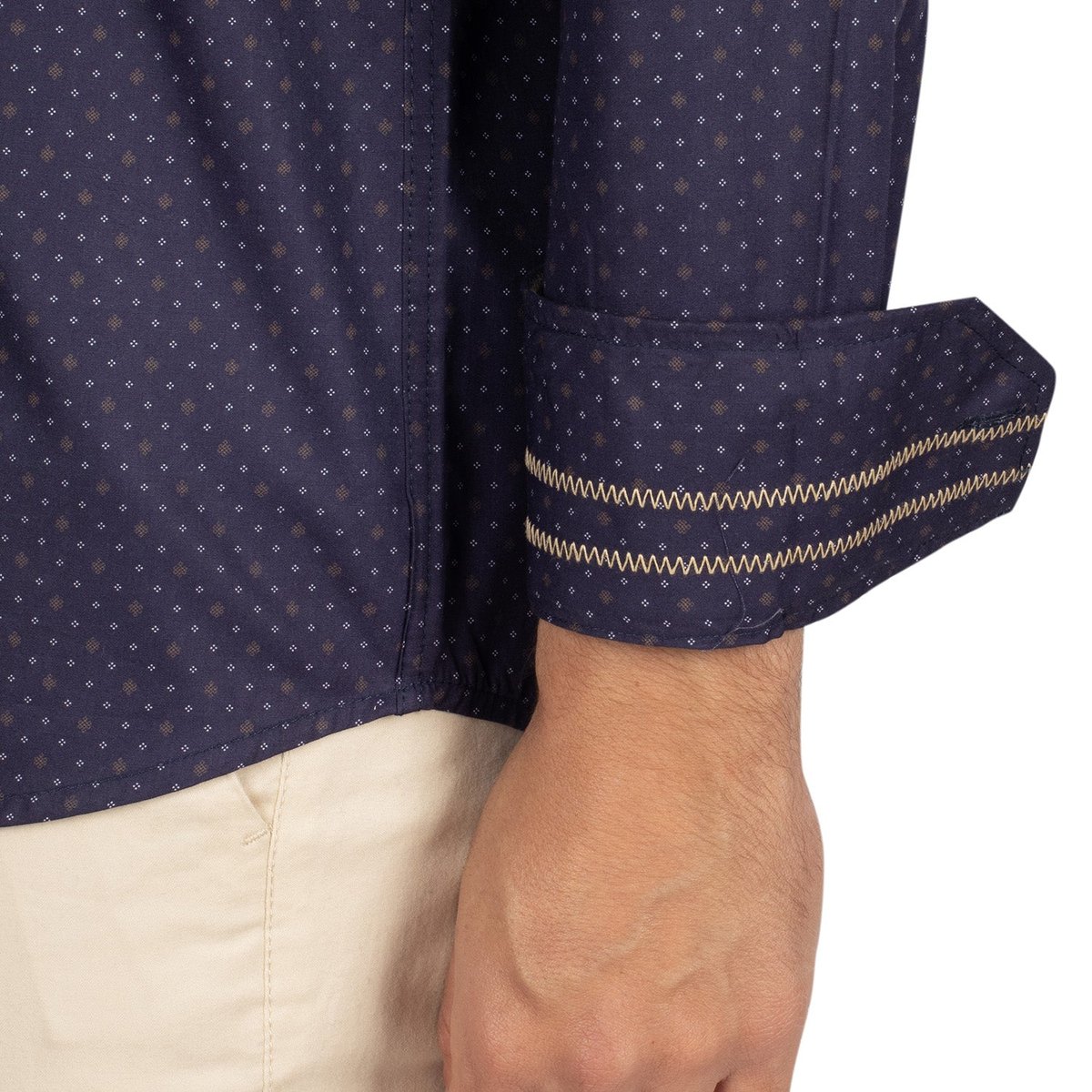 Chemise liberty star navy, SHILTON