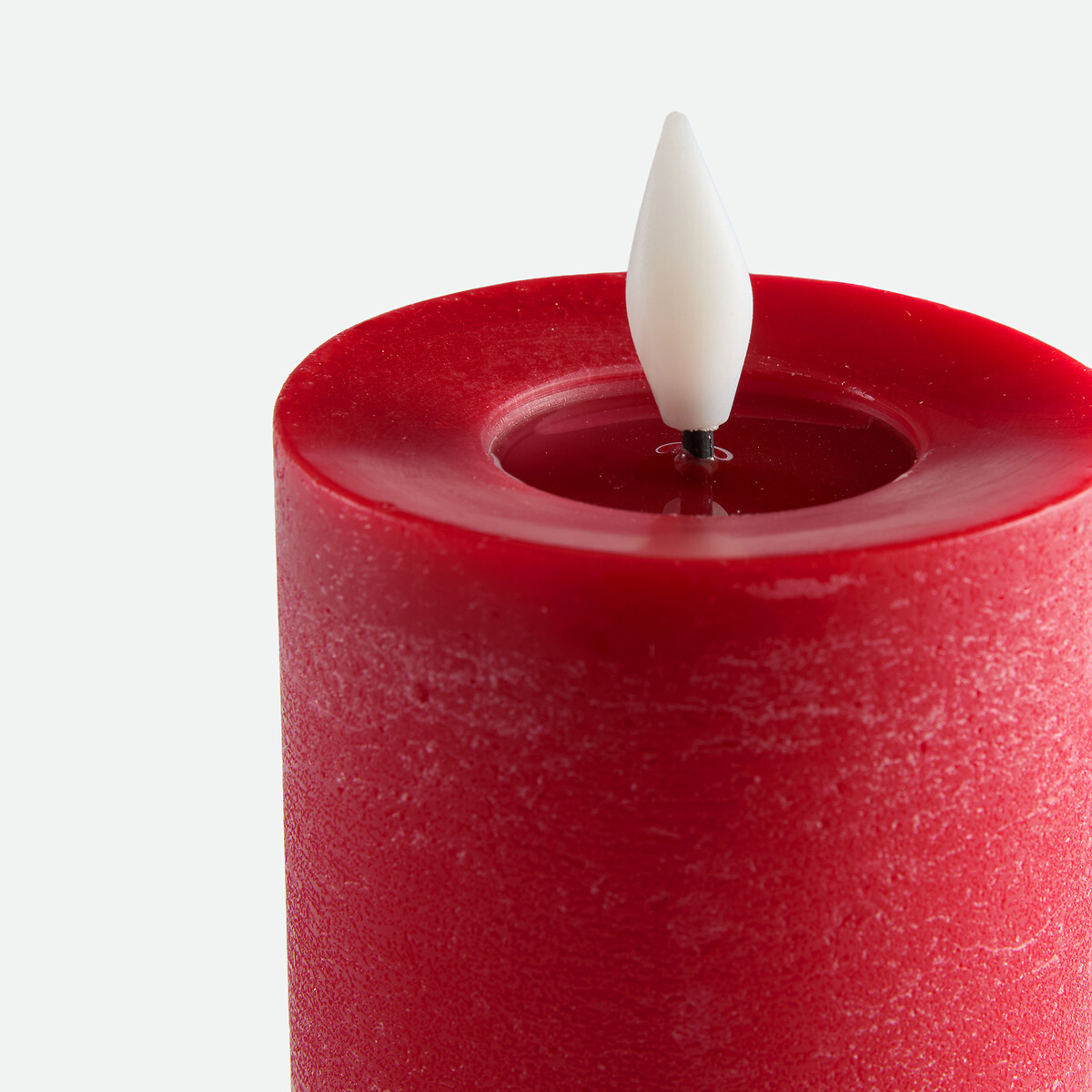 Bougie LED, en cire, hauteur 20 cm, CASPAR rouge, LA REDOUTE INTERIEURS