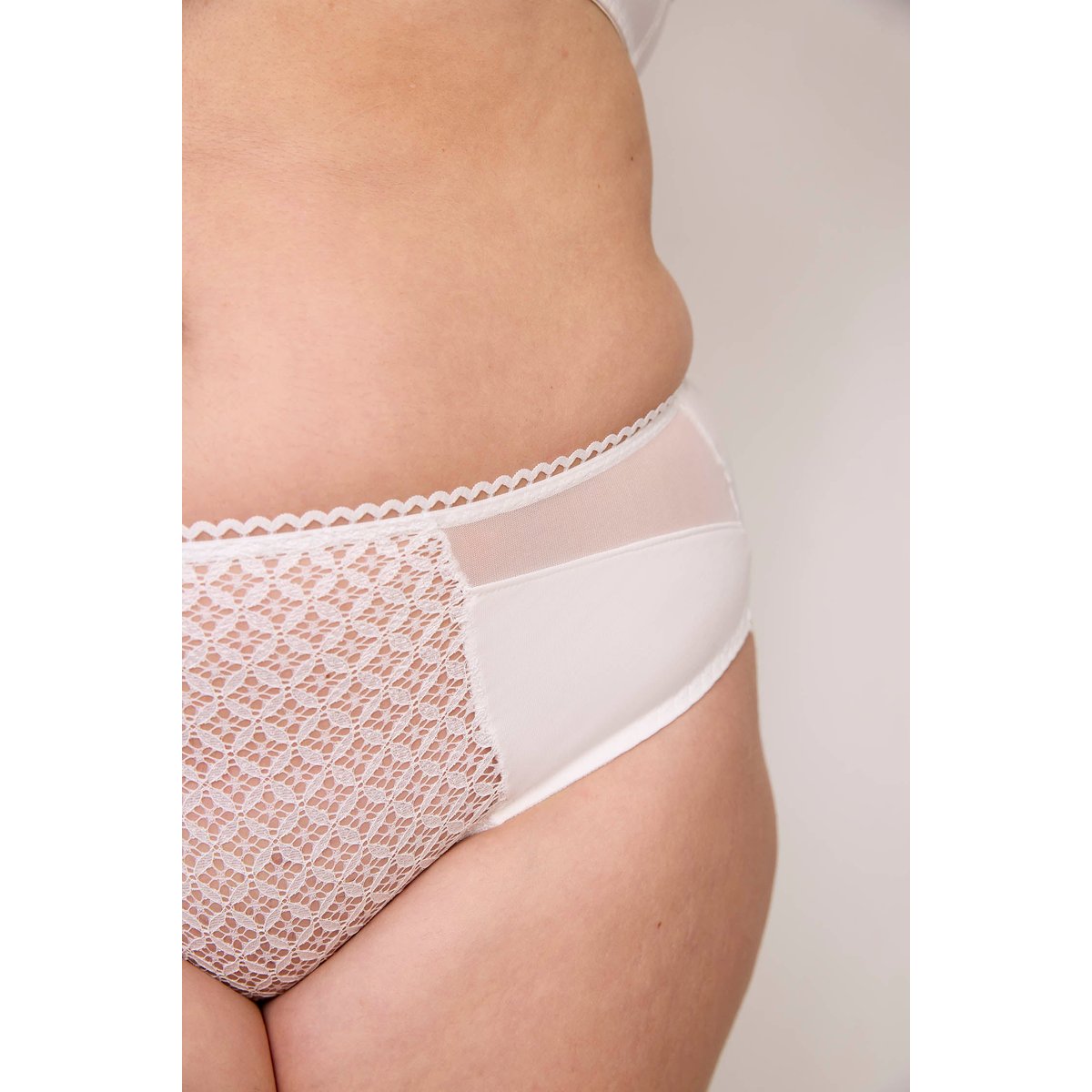 Shorty en dentelle MEMORIES blanc, MAISON LEJABY