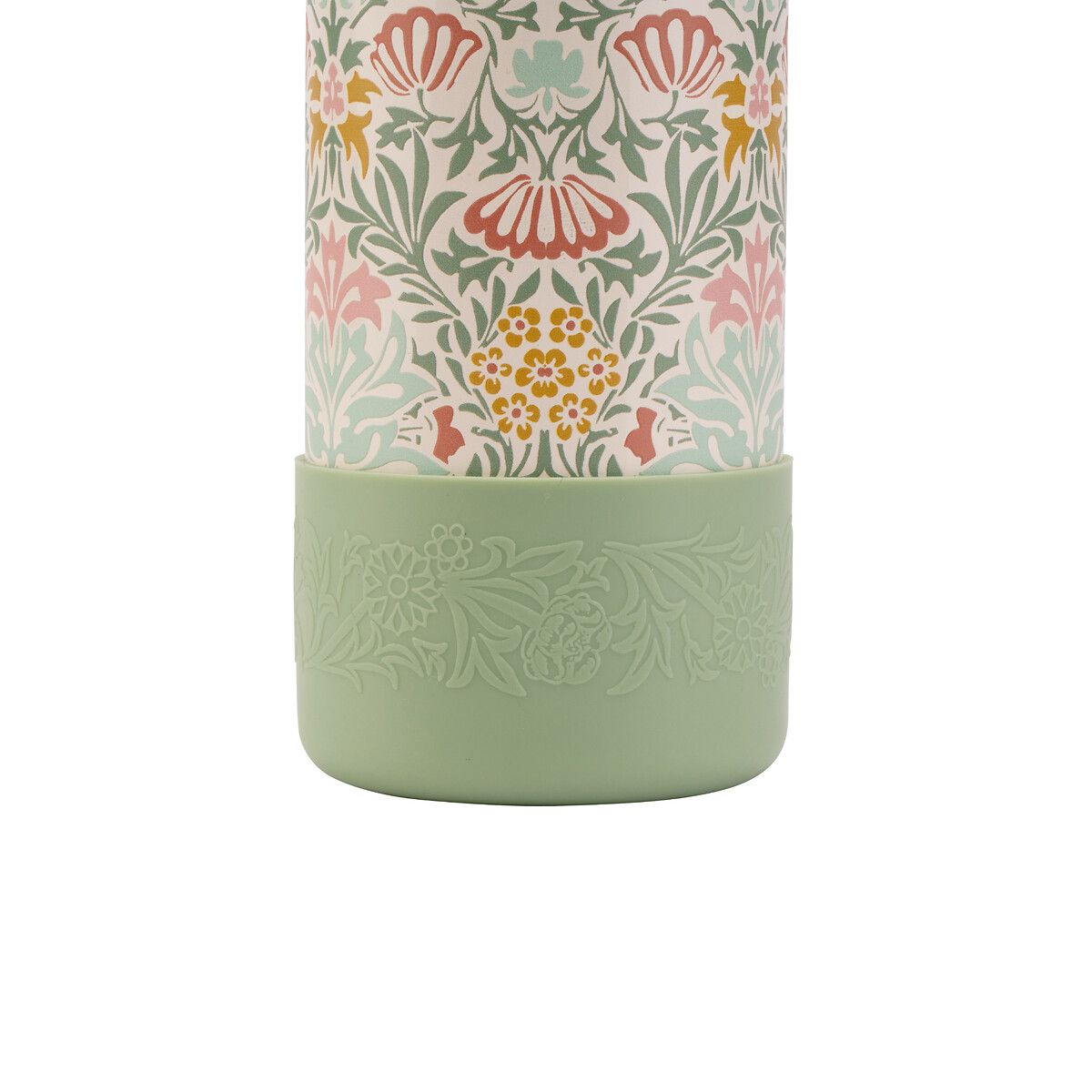 Kitchen Garden Stainless Steel Travel Water Bottle in Cream neutral, WILLIAM MORRIS AT HOME