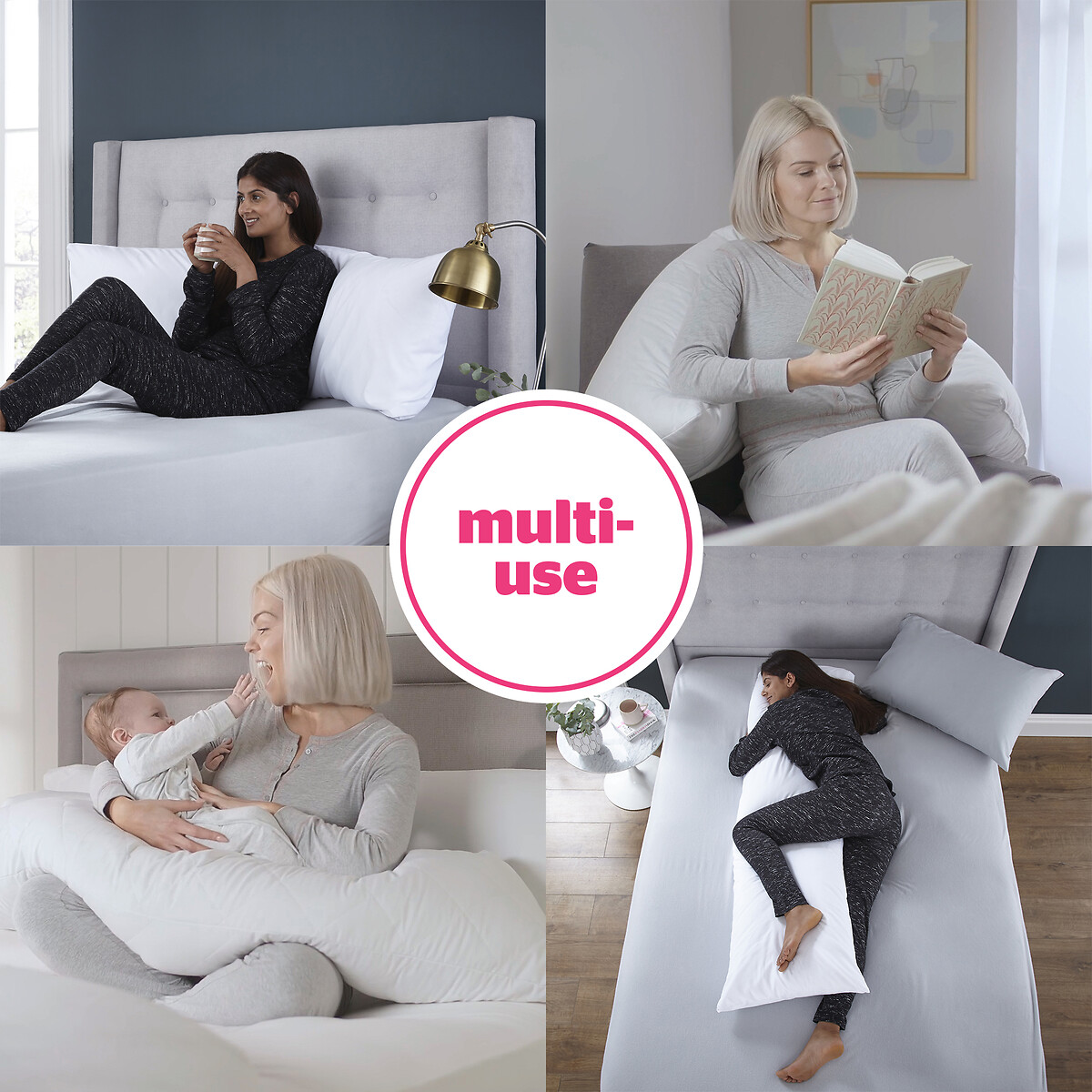 Body Support Pillow white, SILENTNIGHT