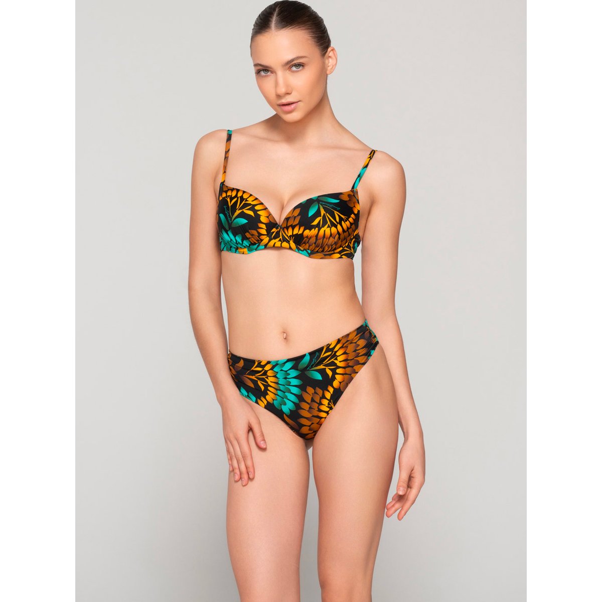 Haut maillot de bain préformé balconnet EMERALD imprimé, LUNA SPLENDIDA