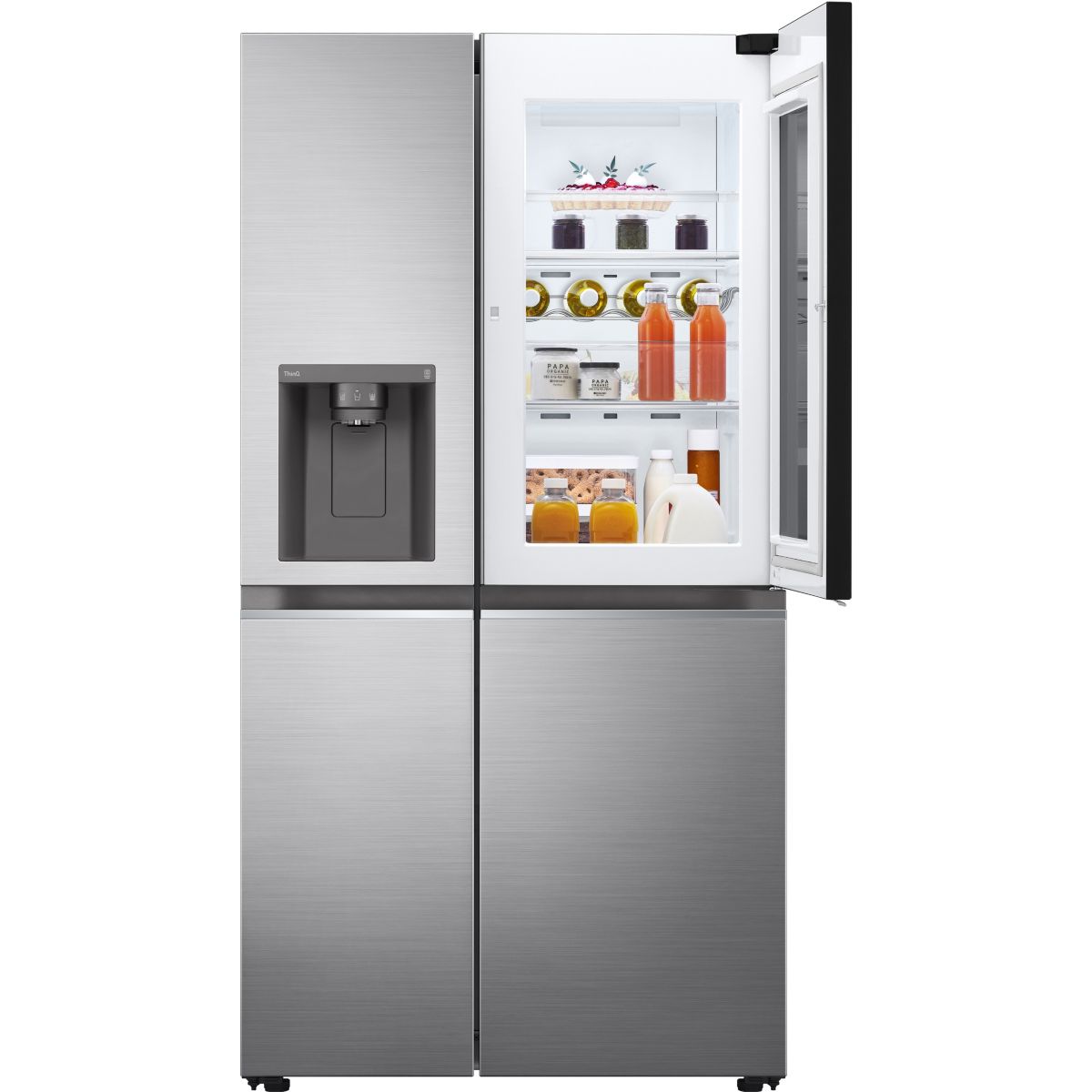Réfrigérateur Américain GSXV80PZLE InstaView platinium, LG