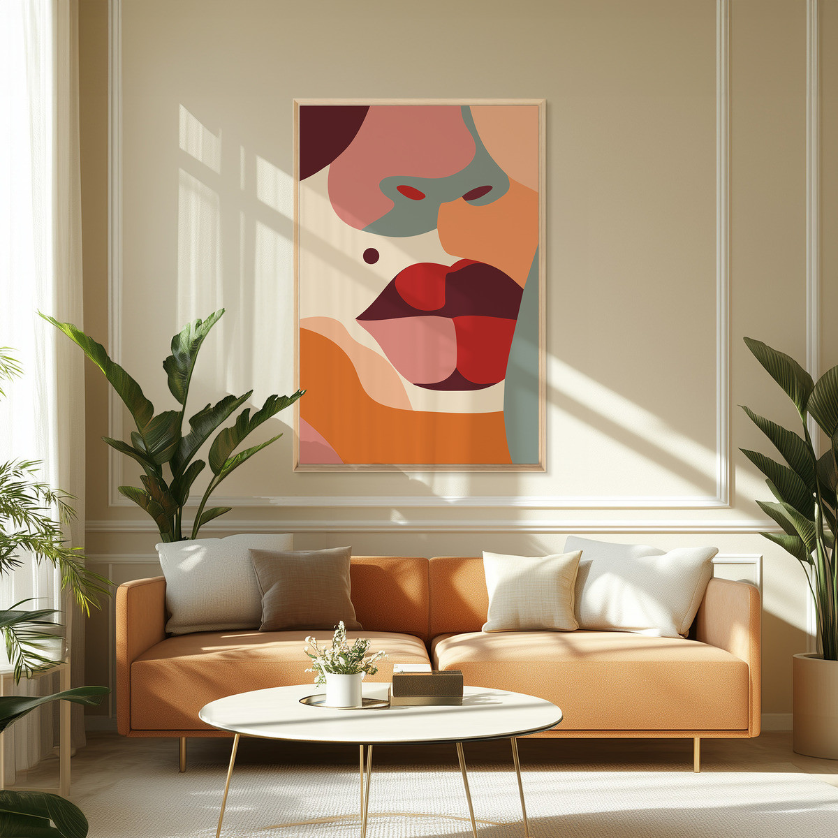 Tableau Mural Encadré Visage Femme Pop Art CHARME ROMANTIQUE tableaux encadrés, CEANOTHE