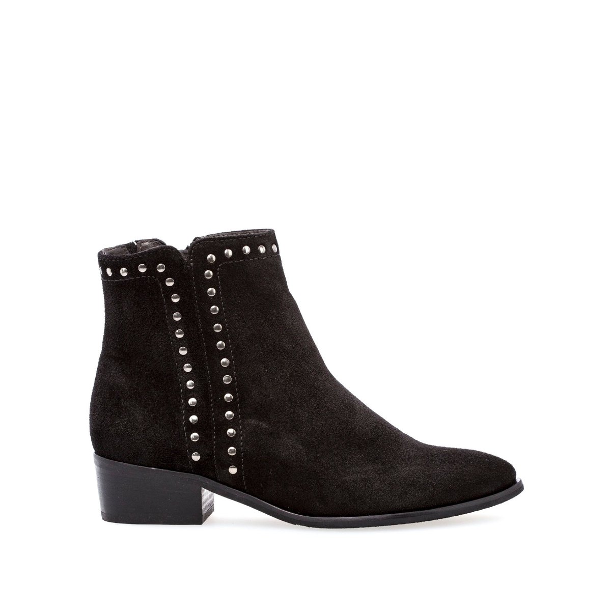 Bottines en nubuck noir, GABOR