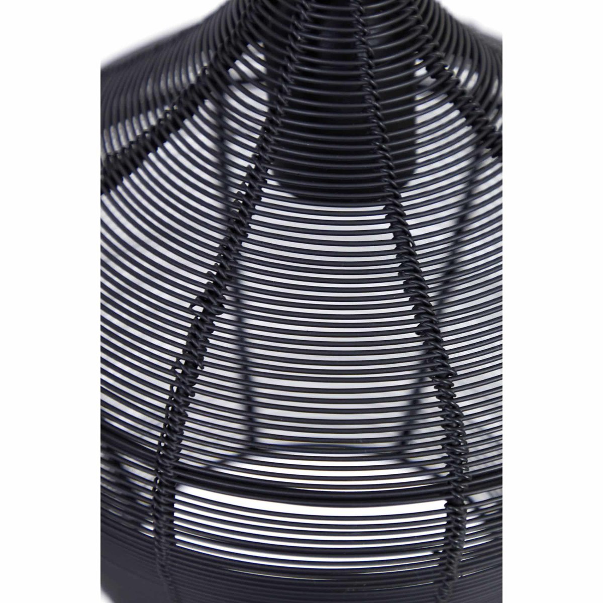 Lampe Suspendue Métal ALVARO noir, LIGHT & LIVING 