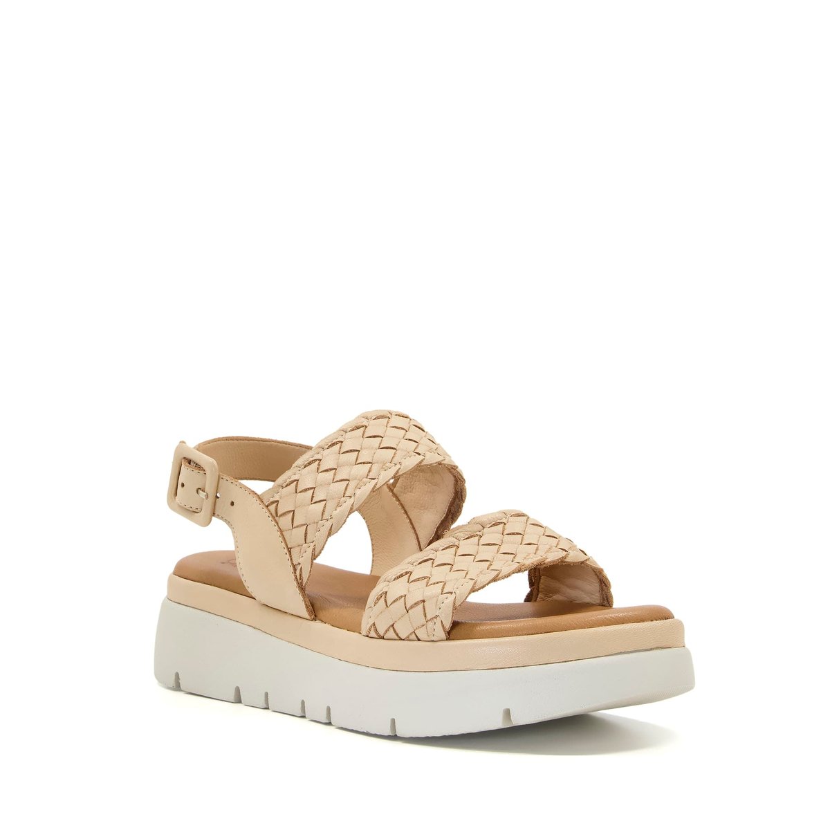 Sandales à plateformes - LORRIS caramel-leather, DUNE LONDON