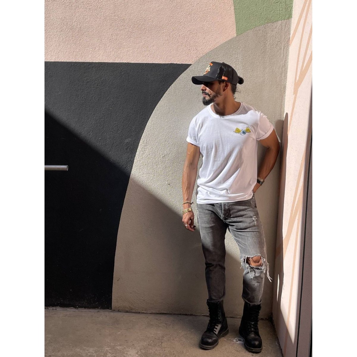 Tee Shirt en coton Eye blanc, VON DUTCH