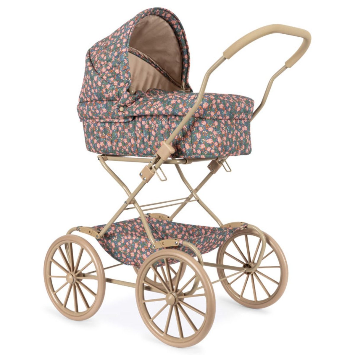 Landau pour poupée rose, bleu, vert, KONGES SLOJD