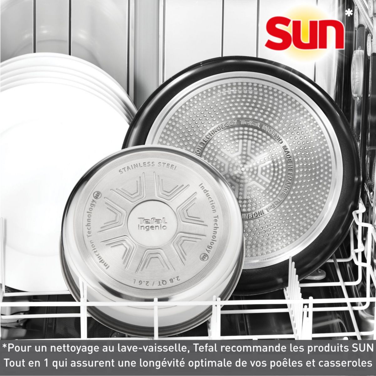 Batterie de cuisine Ingenio Generous Cook 6 pcs L3129102 couleur unique, TEFAL