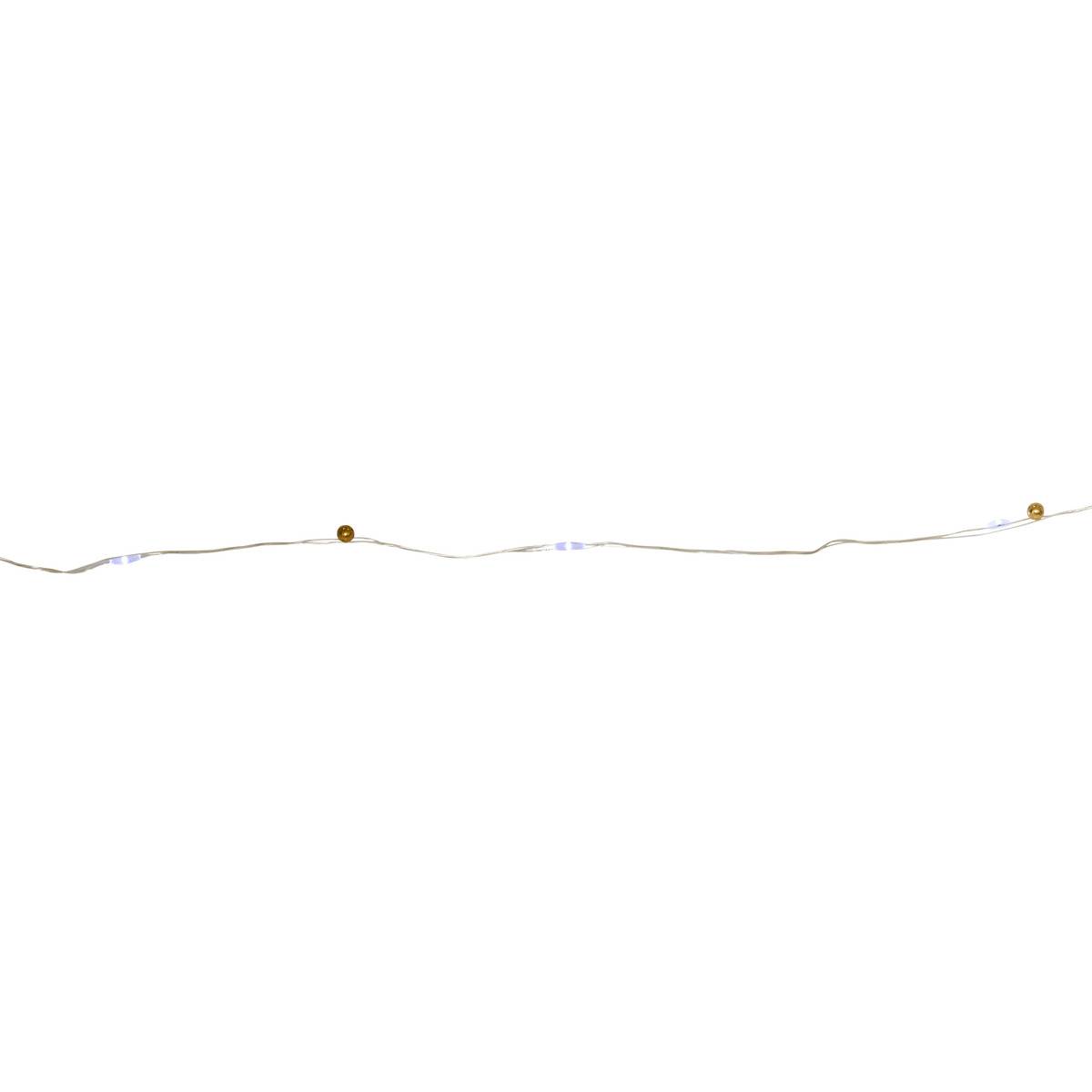 Guirlande lumineuse extérieure solaire 200 LED 8 fonctions long 20m cuivre argent, FEERIC LIGHTS & CHRISTMAS