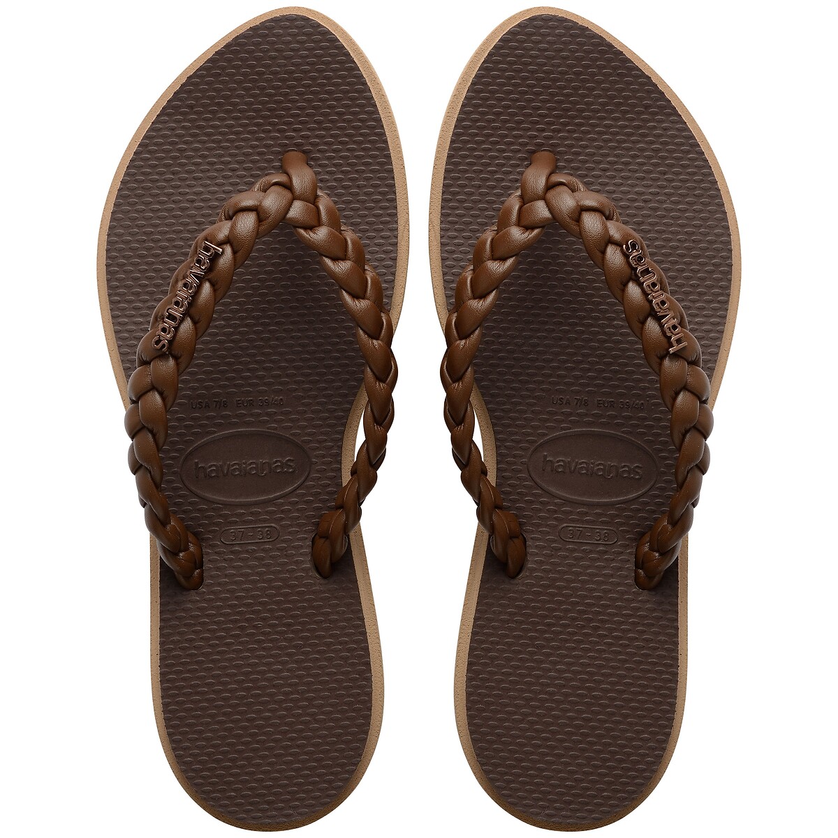 Teenslippers SLIM POINT BOHO kastanje, HAVAIANAS