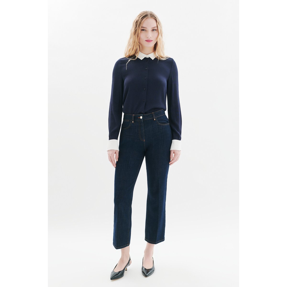 Pantalon COME2 denim brut, CAROLL