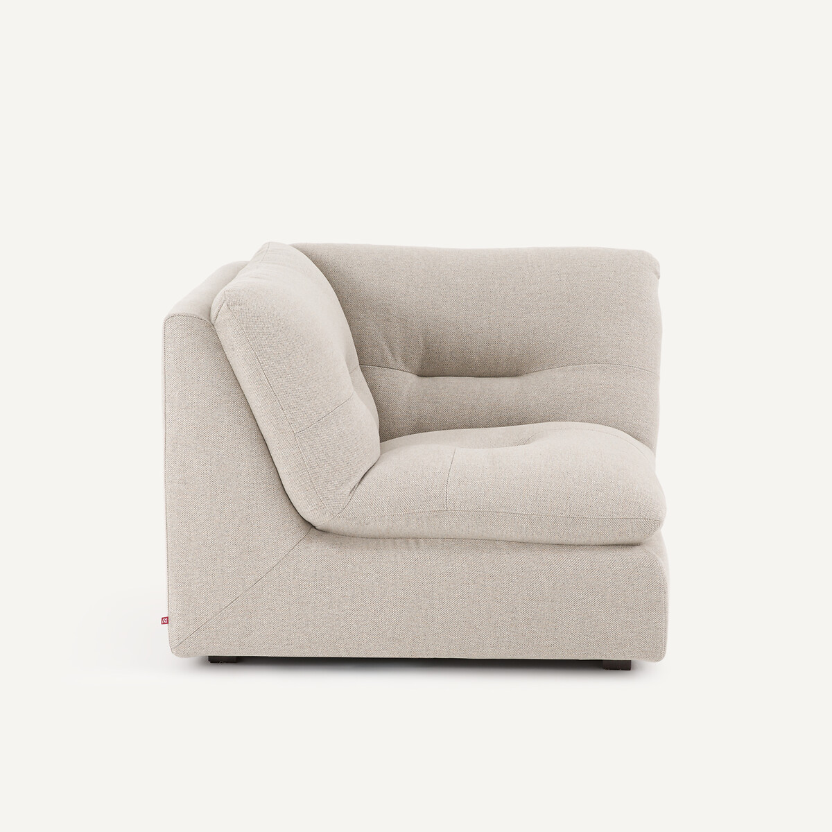 Angle 90° modulable en tweedé, GIULIANO naturel/gris clair, AM.PM