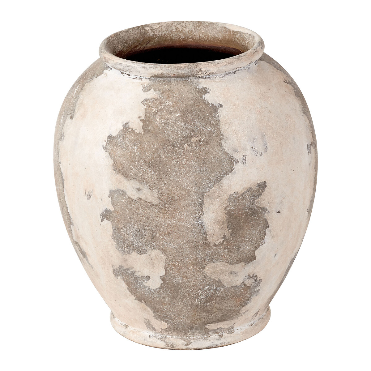 Antique Finish Stoneware Urn Vase natural, ÉDITÉ
