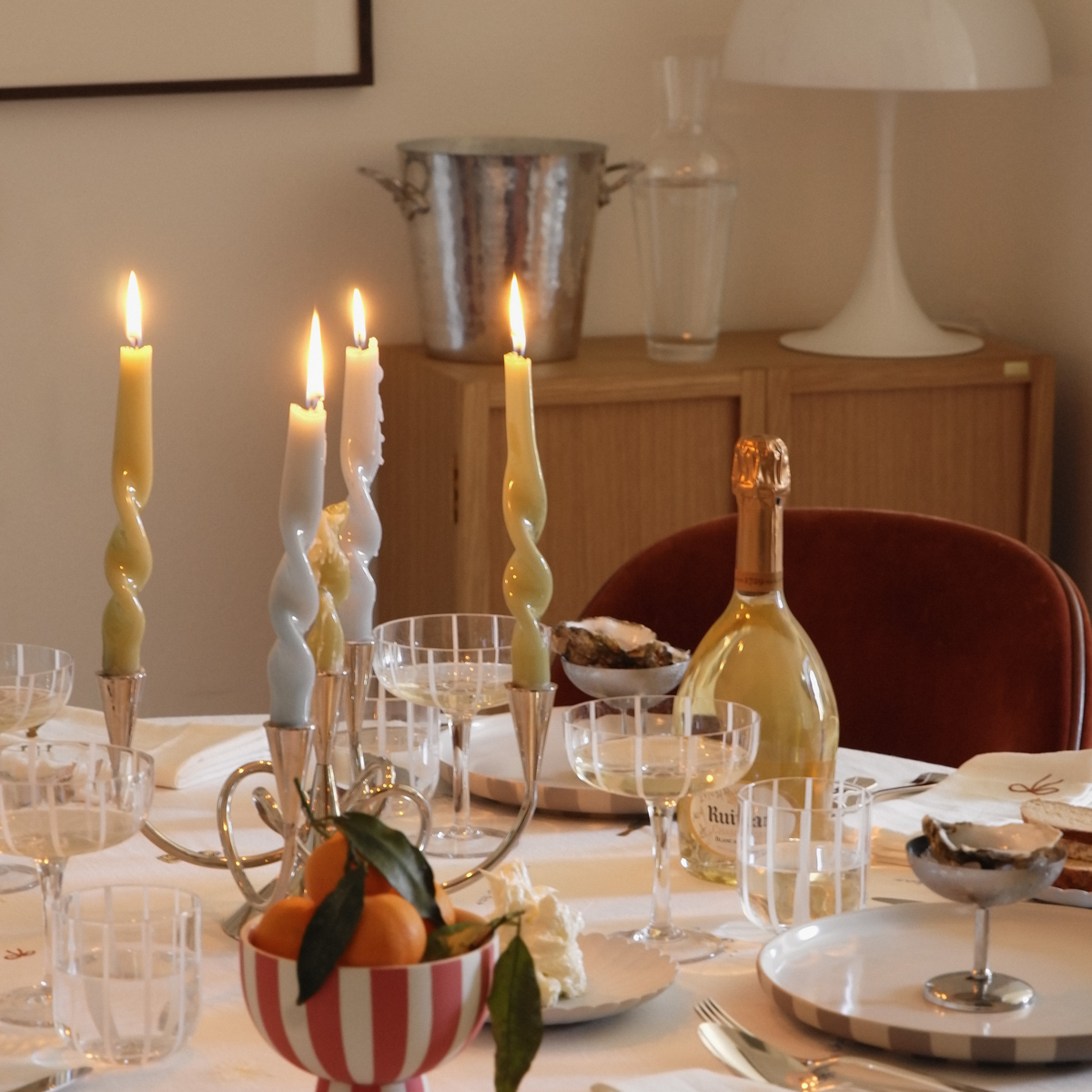Nappe en coton LIVING blanc, OYOY LIVING DESIGN