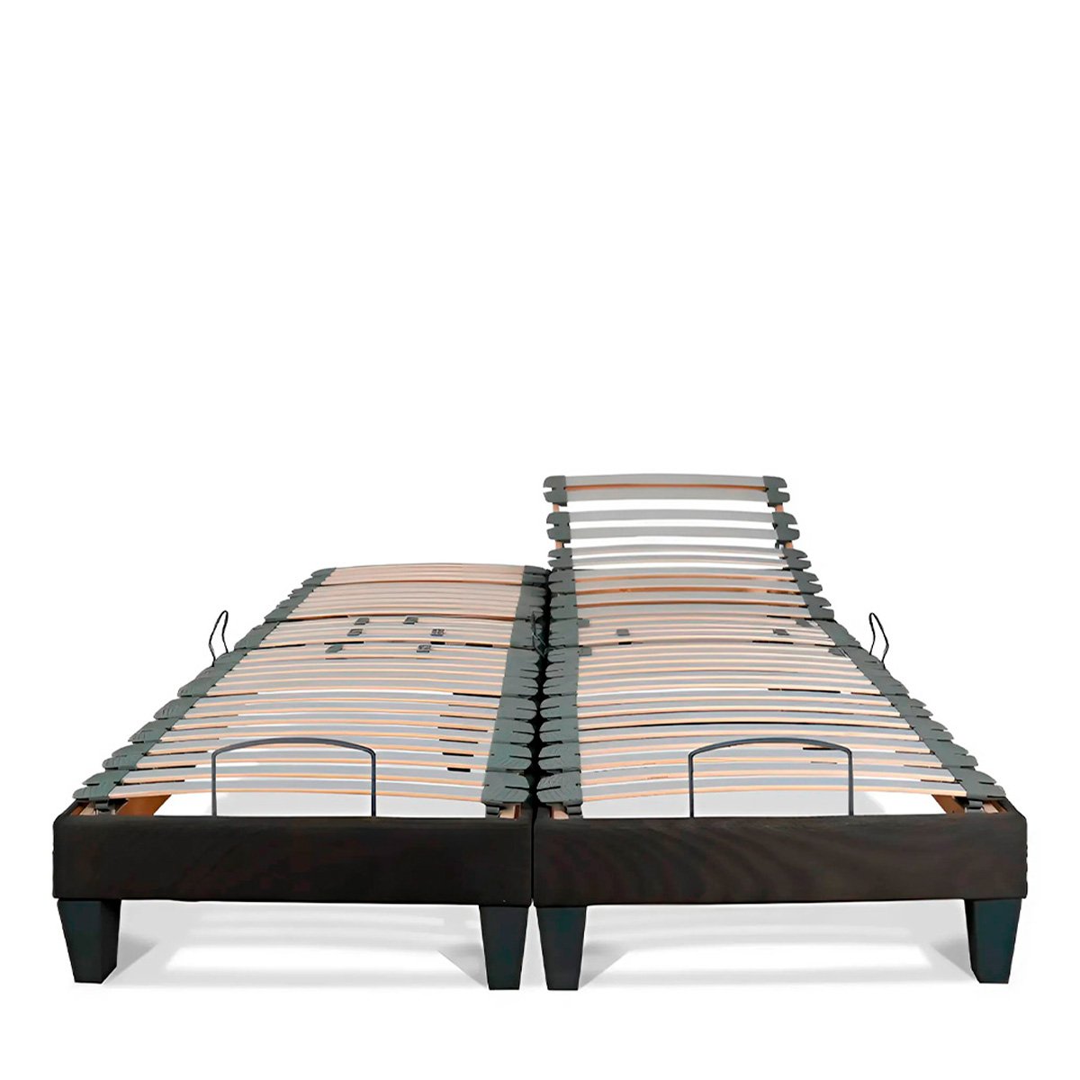 Ensemble Matelas Mémoire de forme ABSOLU avec sommier AMIRAL blanc, BELLECOUR