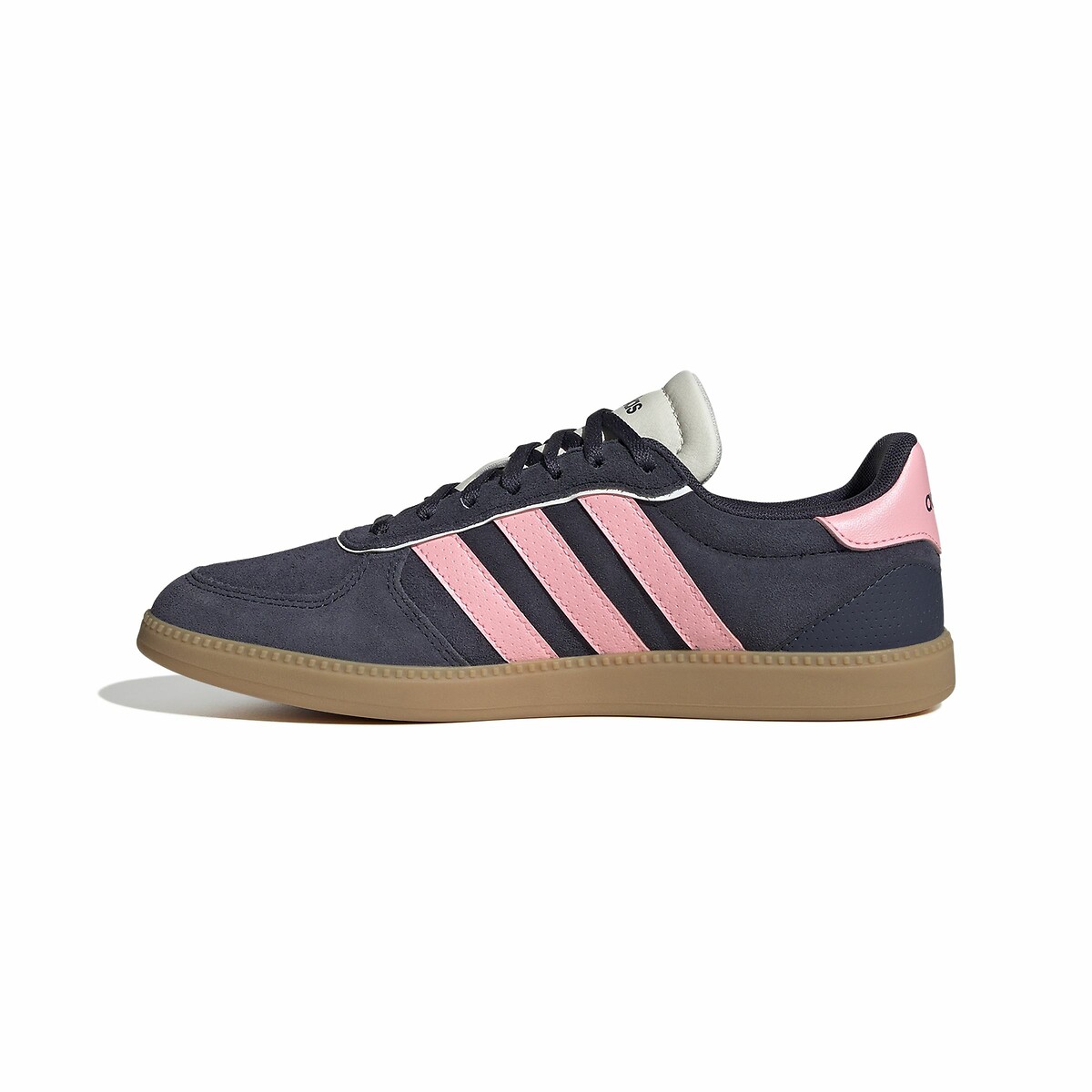 Sneakers Breaknet Sleek Suede marine/rosa, ADIDAS SPORTSWEAR