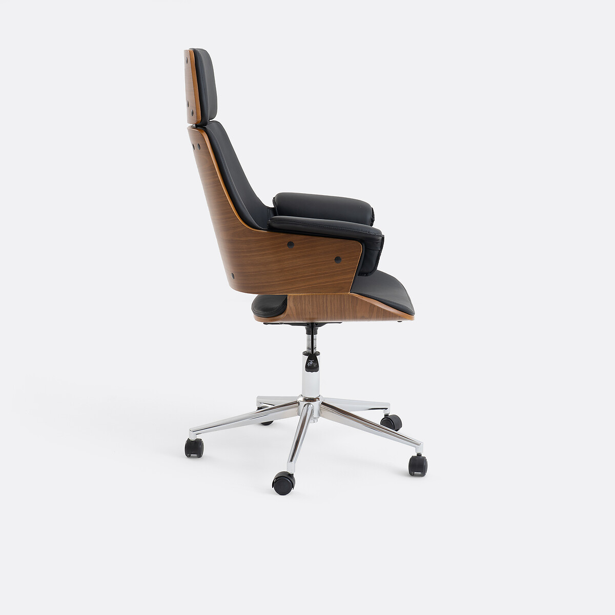 Silla de oficina con ruedas, SERION negro, LA REDOUTE INTERIEURS