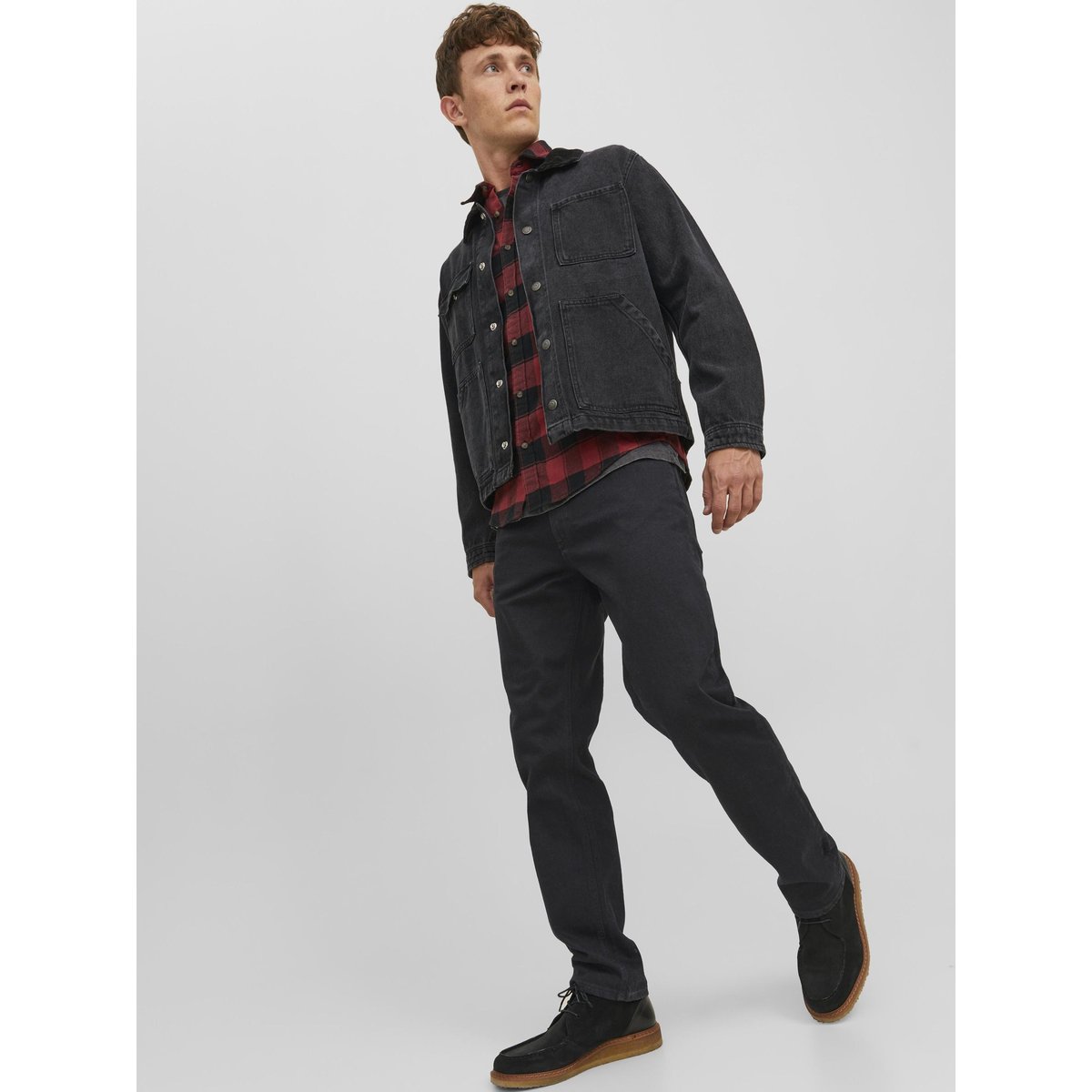Coupe Regular black denim, JACK & JONES