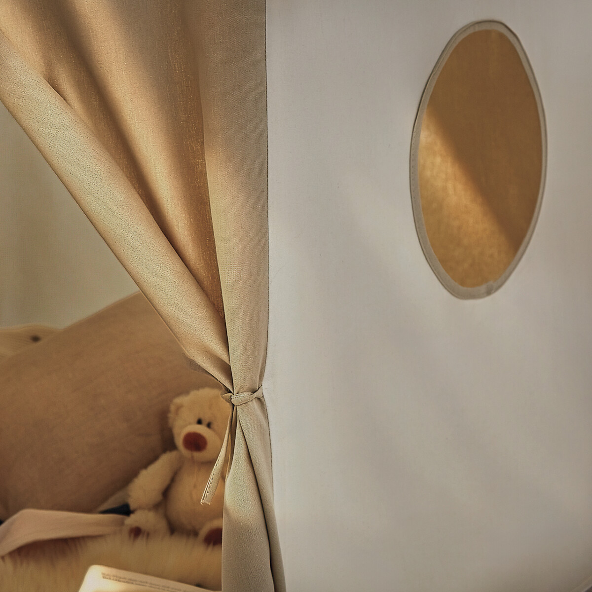 Play Pavilion Cotton Tent beige, CUDDLECO