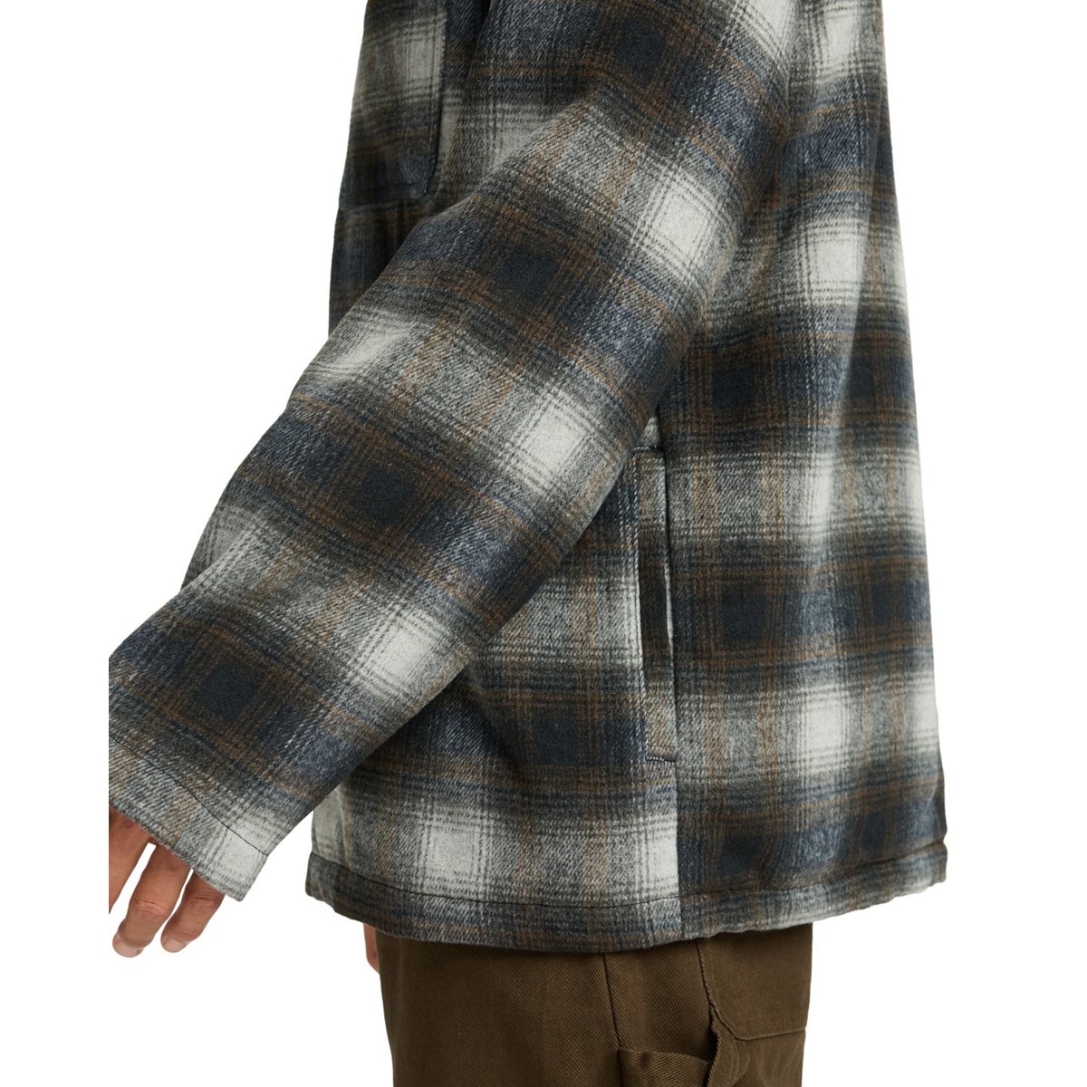 Veste en laine à doublure en sherpa HILLS SHERPA noir raven, BILLABONG