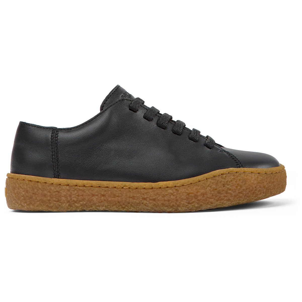 Baskets Peu Terreno cuir noir, CAMPER