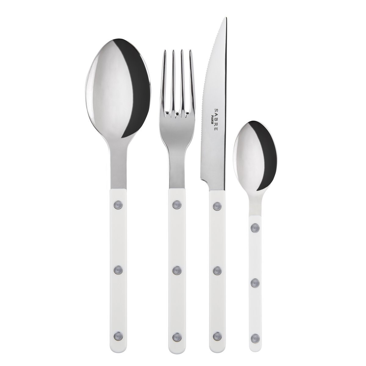 Ménagère 48 pièces, Bistrot blanc, SABRE