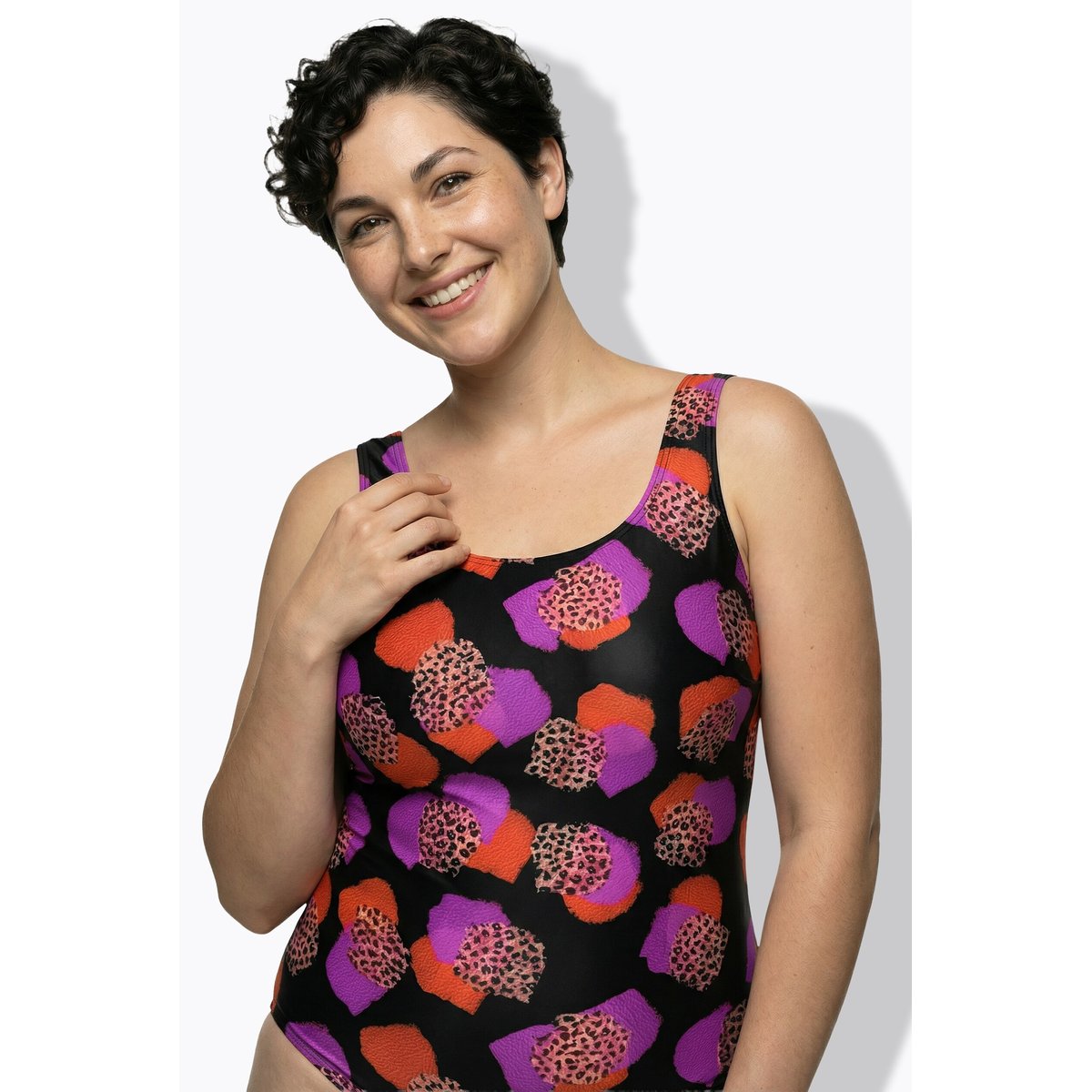 Maillot de bain à motif léopard noir, ULLA POPKEN