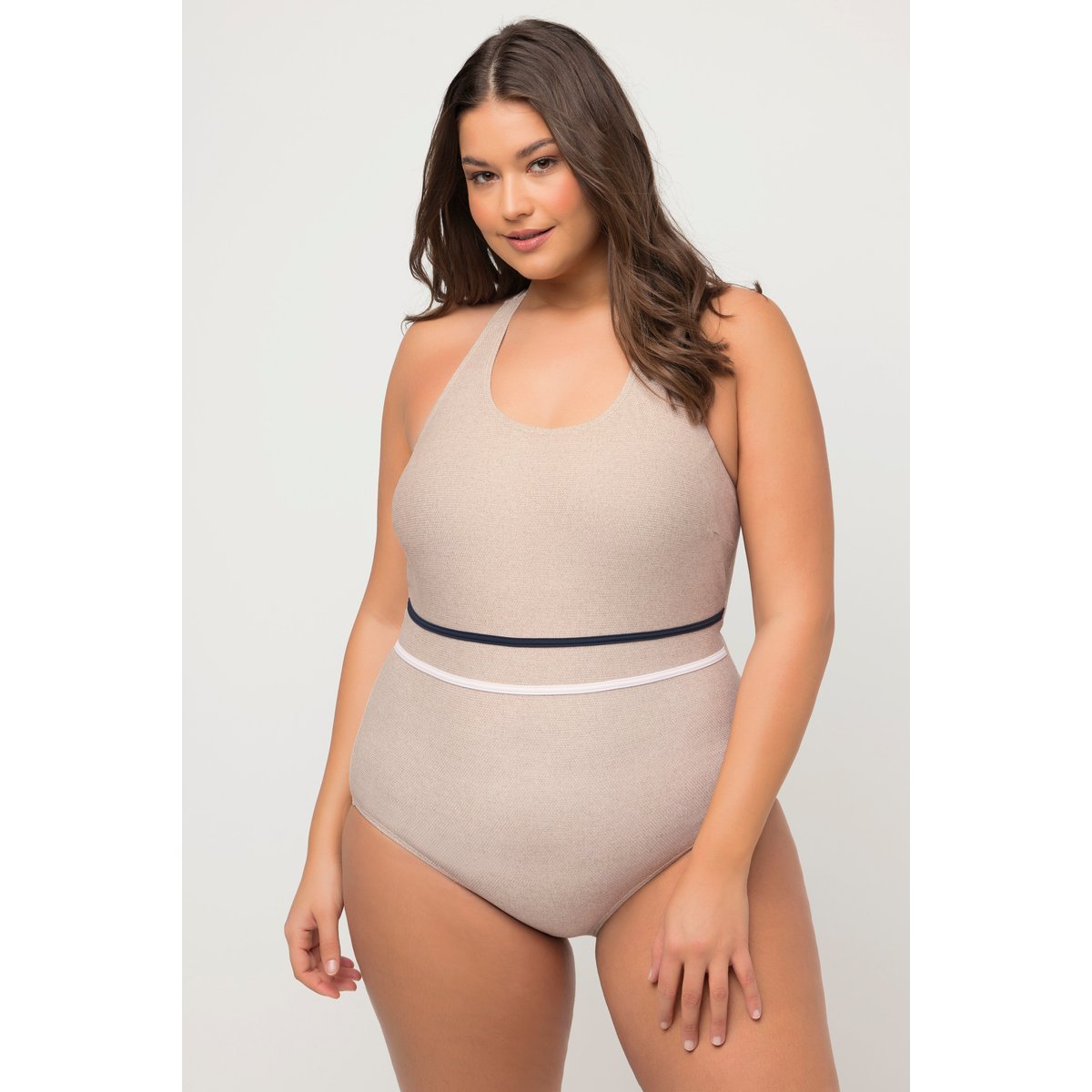 Maillot de bain à bonnets souples sable, ULLA POPKEN