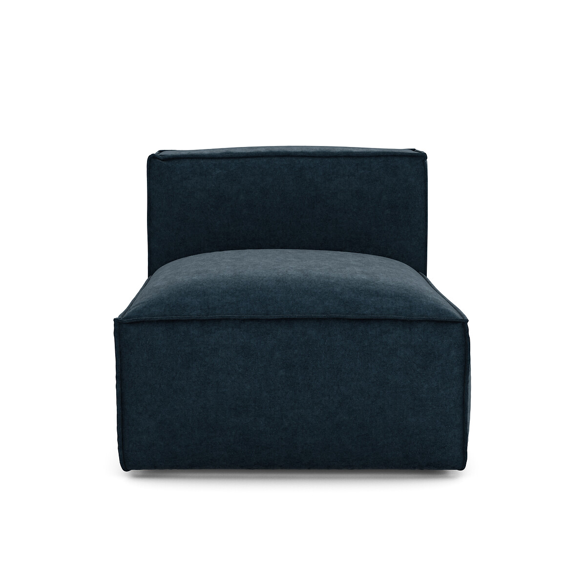 Elément chauffeuse pour canapé modulable, en velours texturé, SEVEN  ocre, LA REDOUTE INTERIEURS