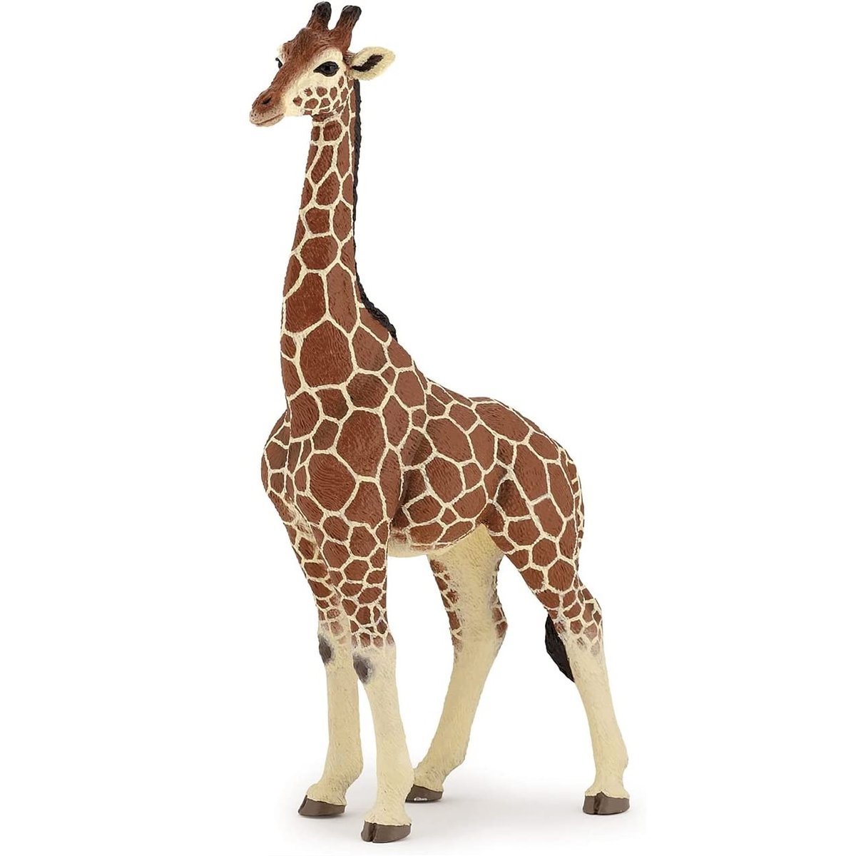 Figurine Girafe mâle marron, PAPO