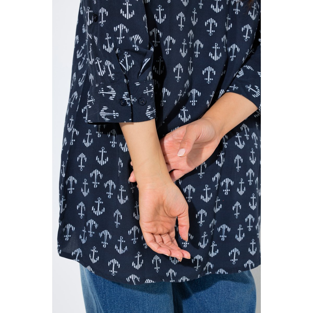 Tunique motif ancres marine, ULLA POPKEN