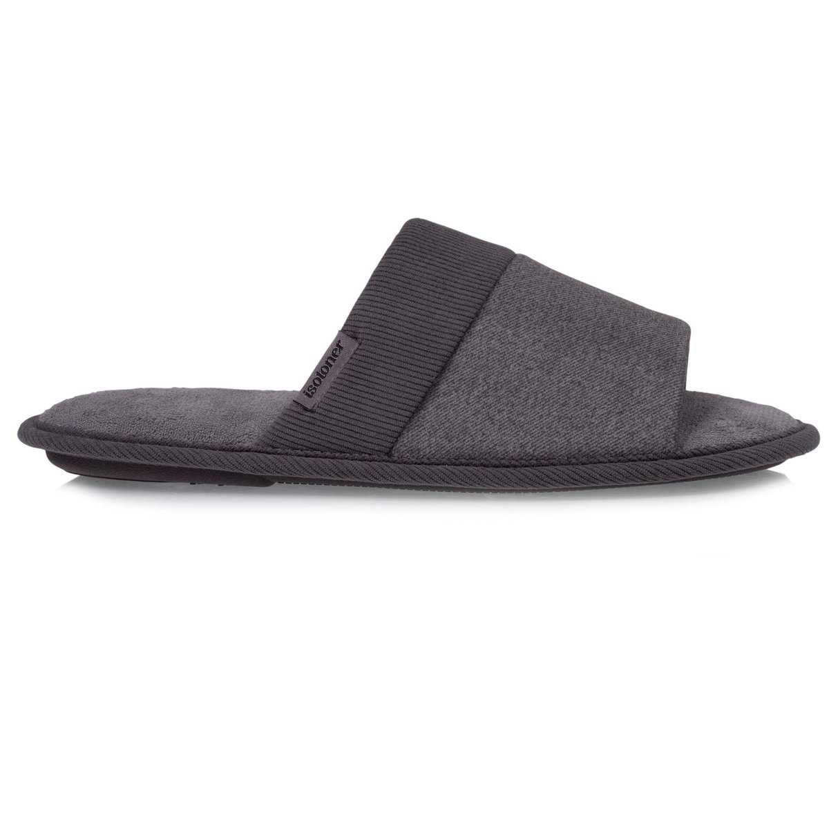 Chaussons Mules ouvertes gris, ISOTONER
