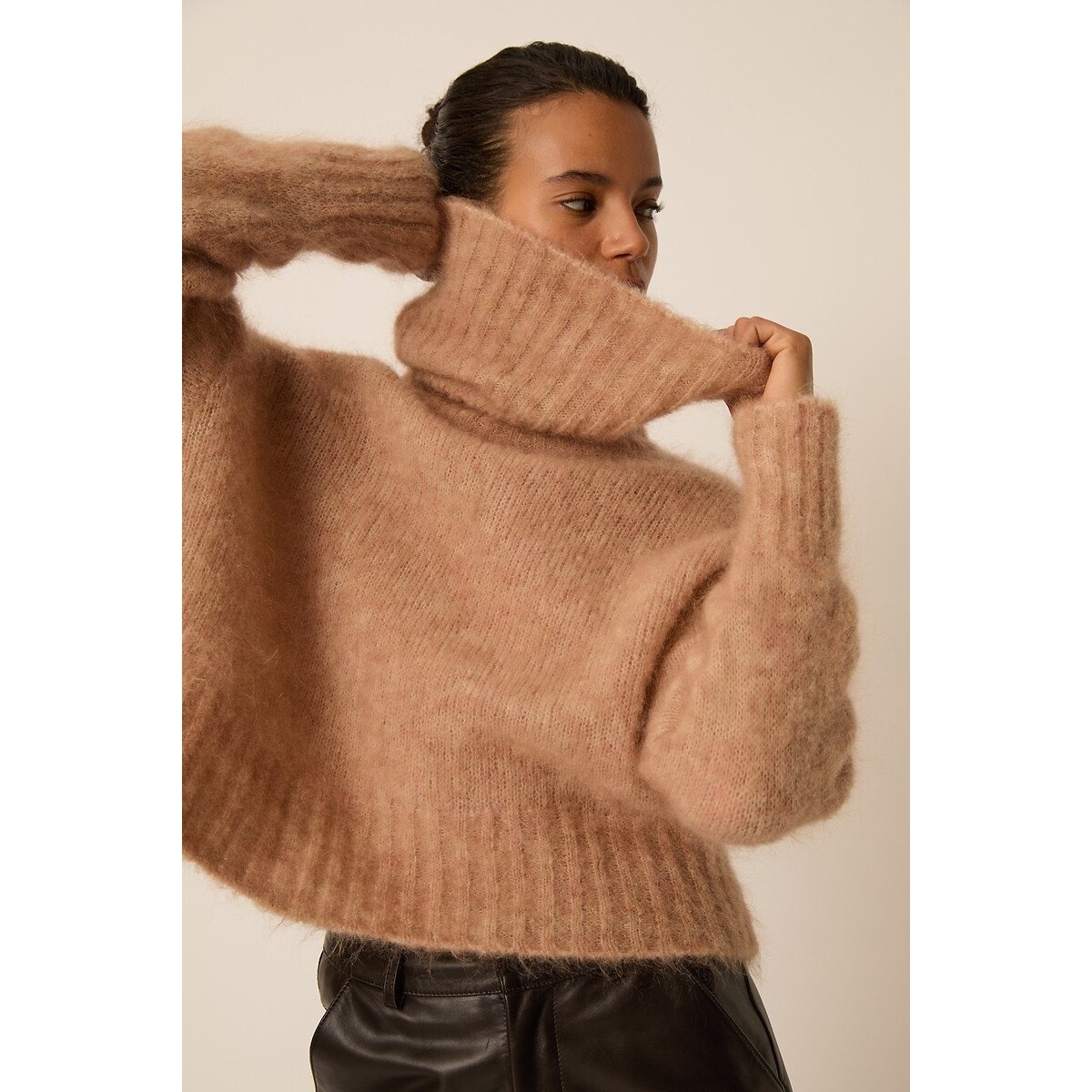 Pull col roulé, ALIRA blush, DES PETITS HAUTS