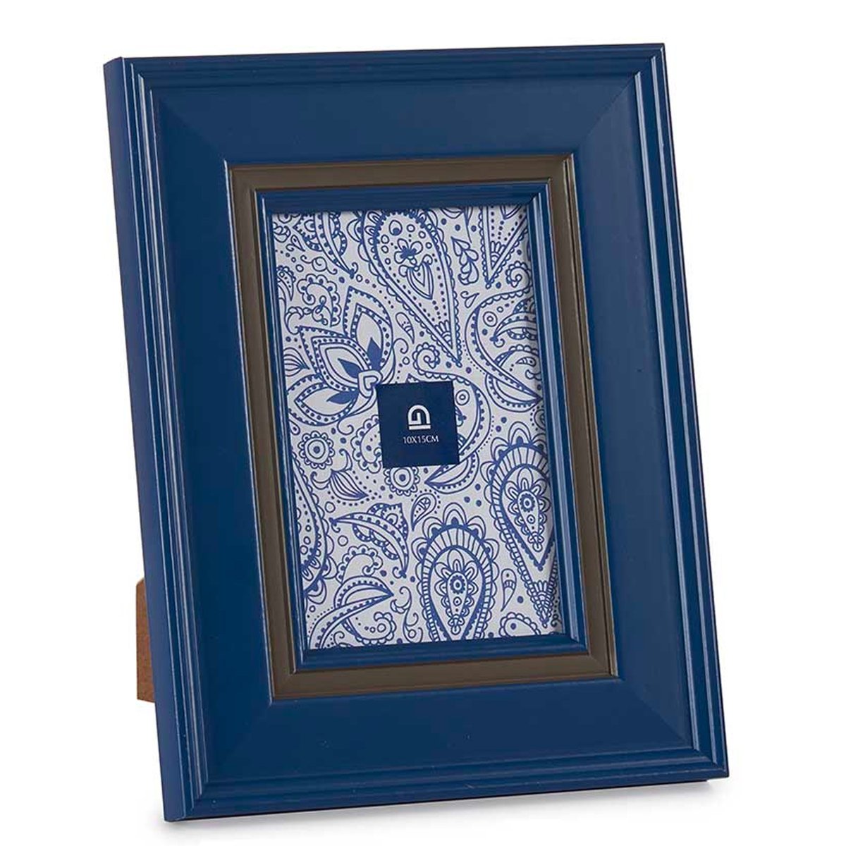 Cadre photo mural ou à poser bleu 10x15cm bleu, WADIGA
