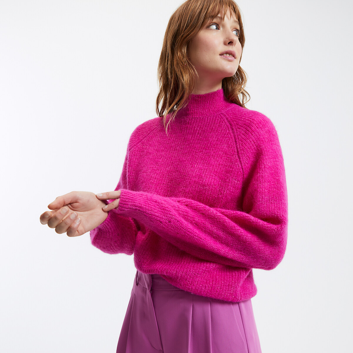 Pull oversize en laine