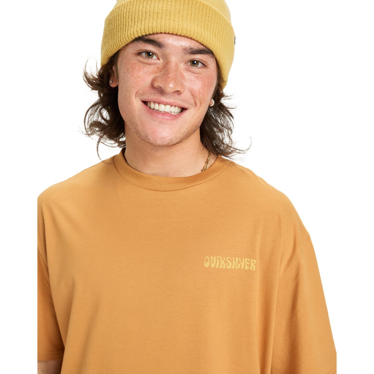 T-shirt à manches courtes PTO SUN FLOW marron almond, QUIKSILVER