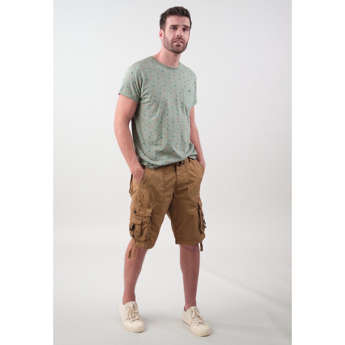 Bermuda casual HEAVEN camel, DEELUXE