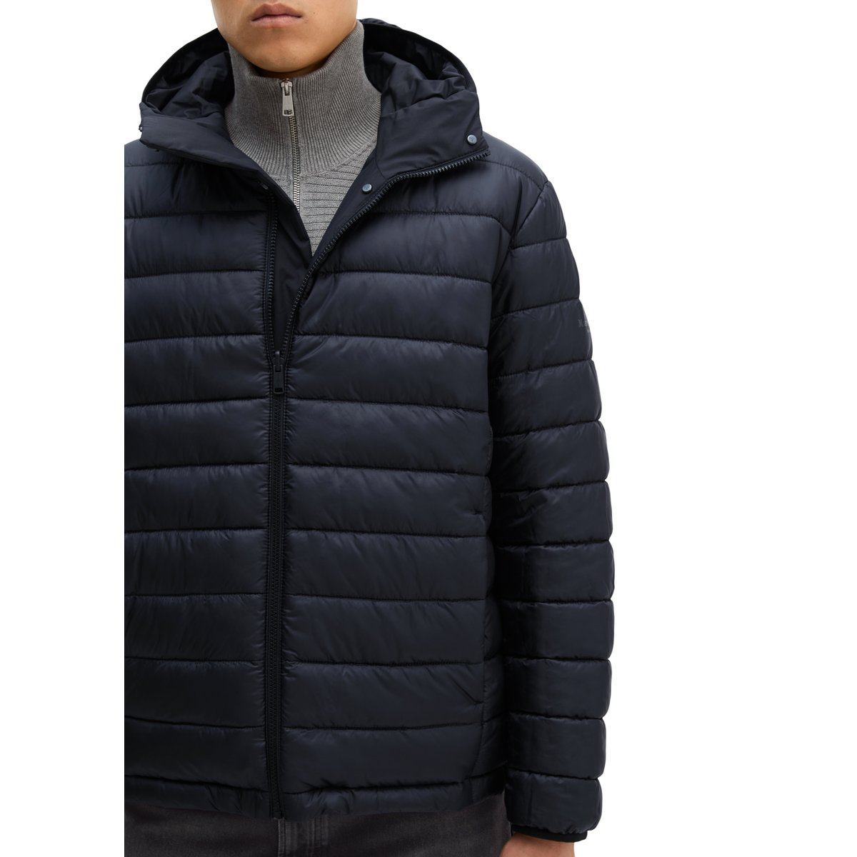 Veste réversible regular avec un léger rembourrage noir, MARC O'POLO