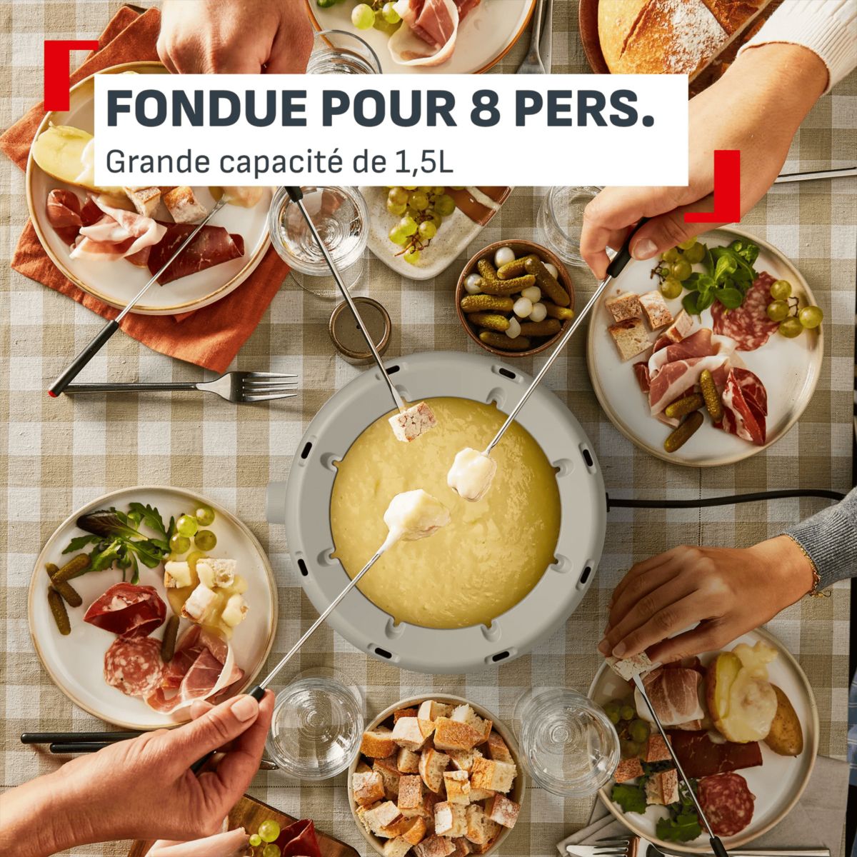 Fondue ThermoRespect EF271AF0 couleur unique, TEFAL