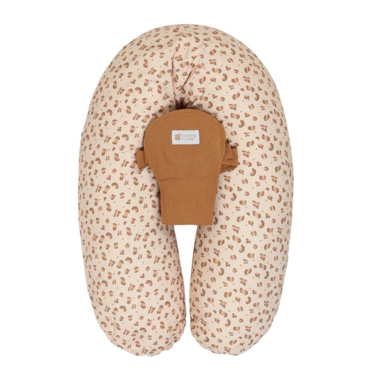 Coussin d'allaitement Multirelax+ Jersey léopard, CANDIDE