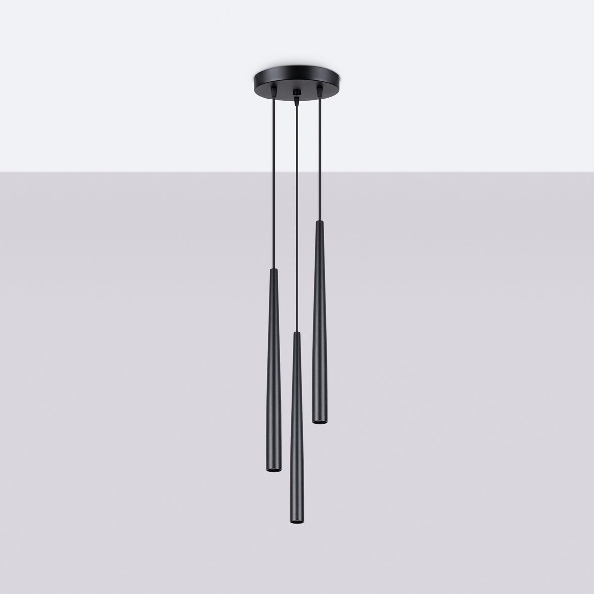 Suspension Acier Noir G9 3 Bliss noir, EDEN